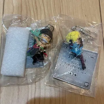 원피스 피규어 키링 [ 조로, 상디 ] 2세트