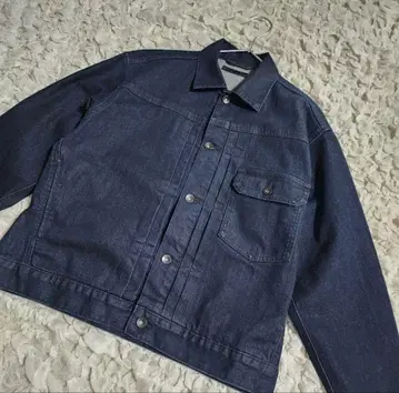 UNIQLO 데님 트래커 자켓 다크 네이비