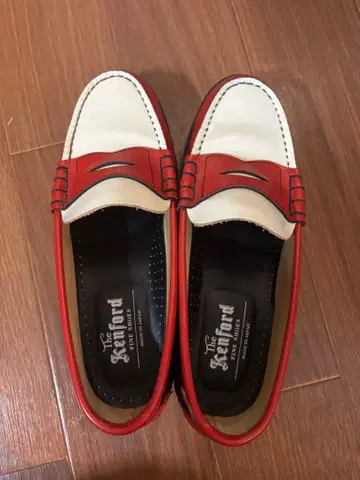 Kenford 빨흰 로퍼 24.5cm 일본제