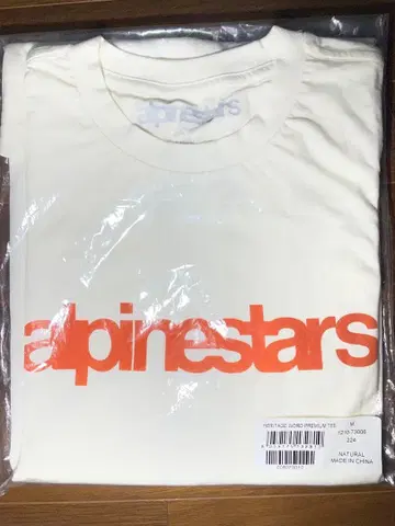 alpinestars 화이트 T셔츠 M 사이즈