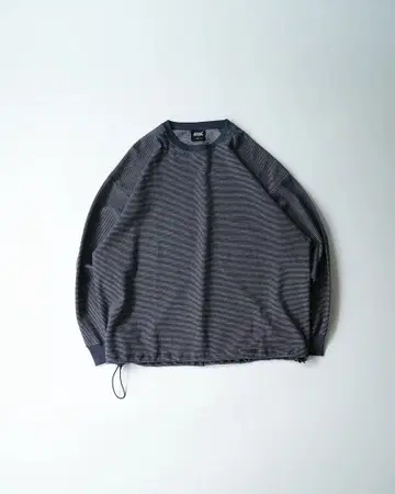 BONBON 드로우 스트링 보더 T 네이비