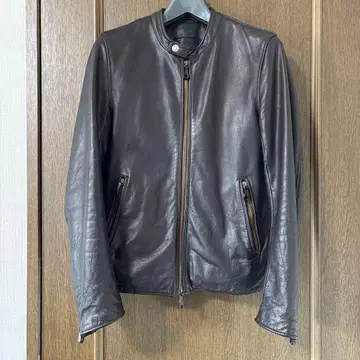 Mr.Olive 워터프루프 가죽 라이더스 S 사이즈 브라운