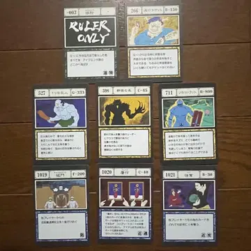 헌터헌터 그리드 아일랜드 제일복권 카드 8세트