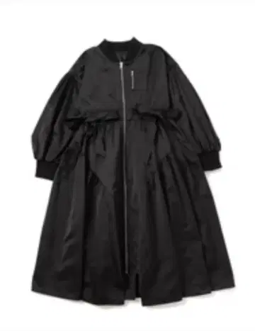 POPPY 포피 아사기니뇨 드레스ma-1 블랙 검정 아우터 코트