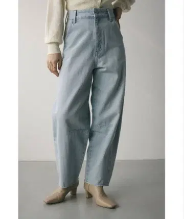 STYLEMIXER 커브 라인 데님 XS