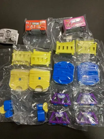 호빵맨 캐릭터 레일 4 캡슐 토이 6세트