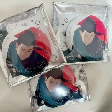 주술회전 쥬쥬 페스티벌 게토 스구루 캔뱃지 3개