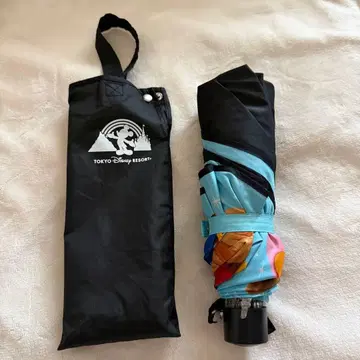 디즈니 접이식 우산 실사 구 페이스 미키 프렌즈