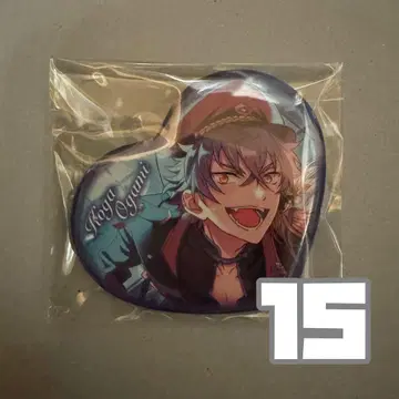 오오가미 코가 하트 캔 배지 15개