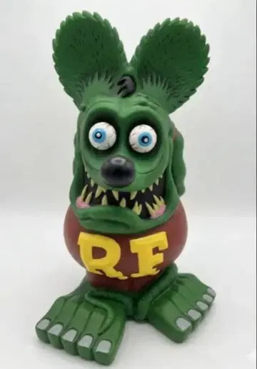 [ FUNKO제 ] 라트 핀크 Rat Fink 피규어 저금통 그린