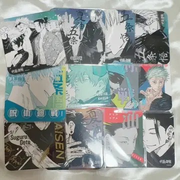 주술회전 아트 코스터 고죠 사토루 게토 스구루 묶음 판매