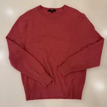 UNIQLO 캐시미어 스웨터 핑크 M 사이즈