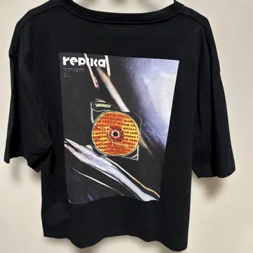 [ M ] VAUNDY replica 티셔츠 블랙 블랙