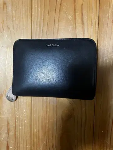 봄 방학 한정 가격 Paul Smith 블랙 가죽 이단 접이식 지갑