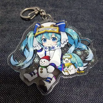 하츠네 미쿠 아크릴 키링 유키 미쿠 2016 올빼미짱 유키 미쿠