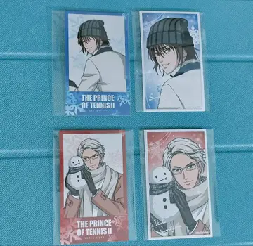 테니스의 왕자님 후지 슈스케 키미지마 이쿠토 눈놀이 포토 카드
