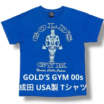 gold gym 00s 나리타 USA제 셔츠 골드짐 빈티지