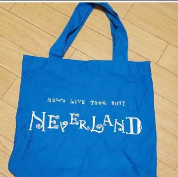 NEWS LIVE TOUR 2017 NEVERLAND 토트백 블루