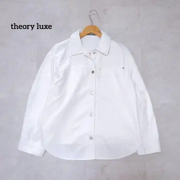 theoryluxe 25ss 데님 자켓 셔츠 화이트 IVANE