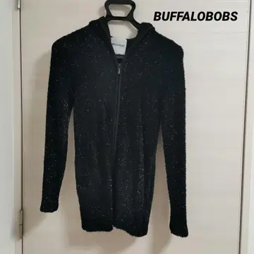 BUFFALO BOBS 버팔로 밥스 후드티 반짝이는 블랙