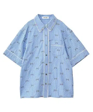 candy stripper RIBBON STRIPE SHIRT