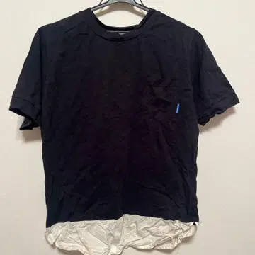 KINASHI CYCLE 포켓 부착 블랙 T셔츠