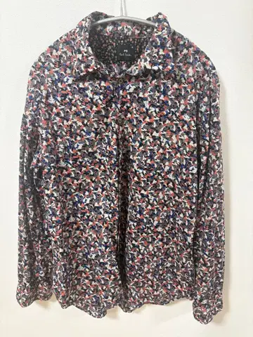 가격 인하! 폴 스미스 꽃무늬 긴팔 셔츠 XL