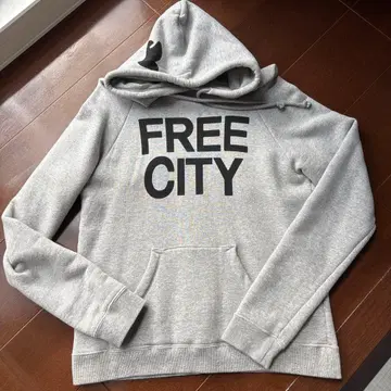 [ 컨디션 최상 레어 ] FREECITY 프리시티 후드 맨투맨 S