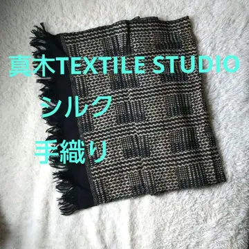 스톨 숄 실크 수제 마키 TEXTILE STUDIO