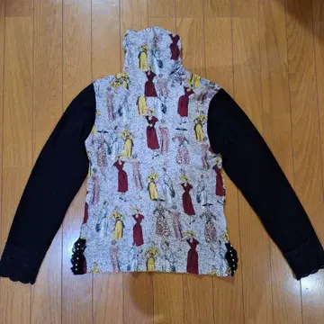 슈퍼 뷰티 터틀넥 상의