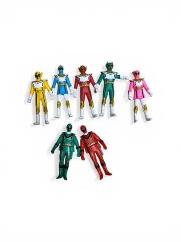 슈퍼전대 히어로 피규어 8체 세트