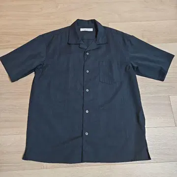 green label relaxing 워셔블 트로 오픈 카라 셔츠