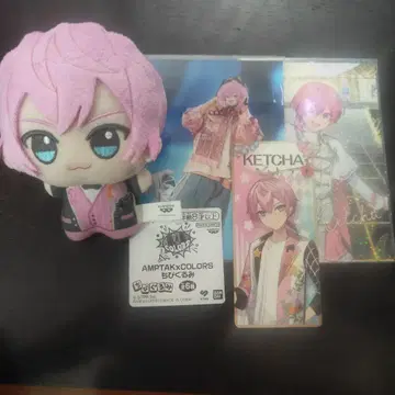 앰프턱컬러즈 케차 SD 인형 브로마이드 스티커 실사