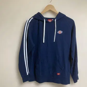 Dickies 네이비 후드 부착 후드티 M