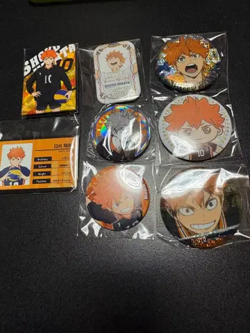 하이큐!! 캔뱃지 히나타 세트