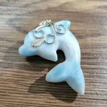 라리마 돌고래 펜던트