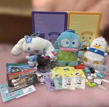 산리오 굿즈 씰 키링 가마구치 파우치 하피탄푸이