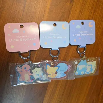 포켓몬 센터 아크릴 키링 Little Daydream 3개
