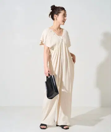 택 포함 새상품 프릭스스토어 인도 더블 거즈 셔링 올인원