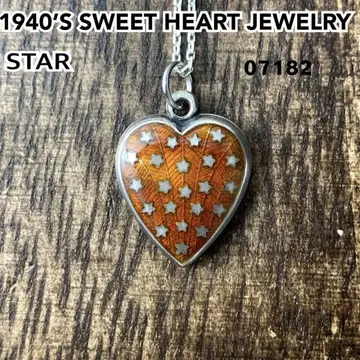 스위트하트 주얼리 스타 에나멜 실버 빈티지 목걸이 1