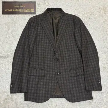 새상품급 Simpliciteplus 카노니코 슈퍼110 브라운 체크