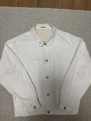 AURALEE 화이트 데님 자켓