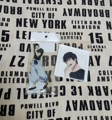 주술회전 회옥 옥절 후시구로 토우지 아크릴 스탠드와 코스터 TSUTAYA