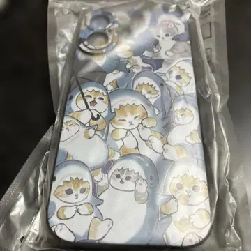 iPhone16 케이스 상어 고양이 귀여운 스마트폰 케이스