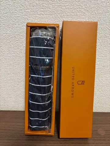 UNITED ARROWS 우천 겸용 스트라이프 접이식 우산