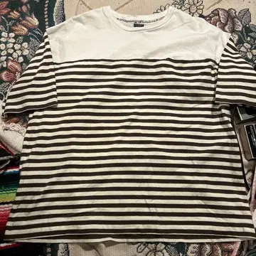 00s NUMBER(N)INE 넘버나인 보더 오버 사이즈 티셔츠