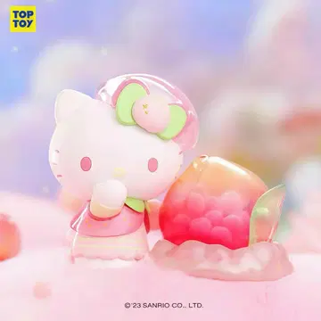 해외 TOPTOY 산리오 피치 파라다이스 피규어 헬로키티