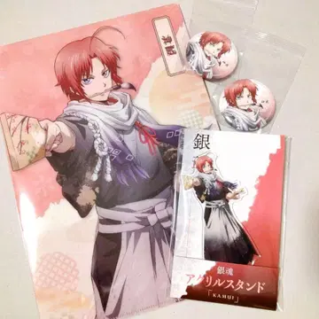 카무이 은혼 요시와라 대염상 아크릴 스탠드 캔뱃지 클리어 파일