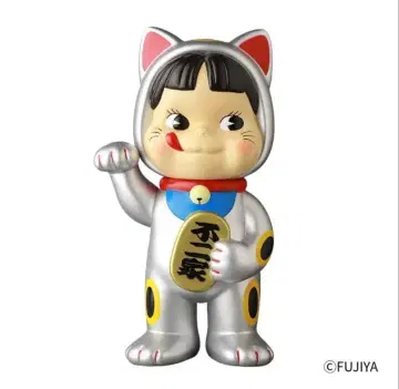 후지야 소프트 비닐 컬렉션 마네키네코 페코짱 (은색 페인팅)