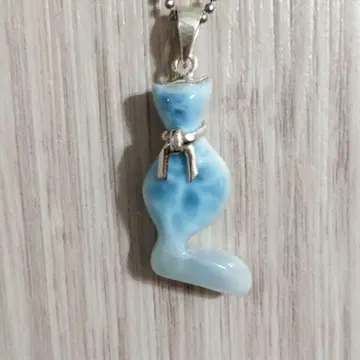 고품질 라리마 고양이 펜던트